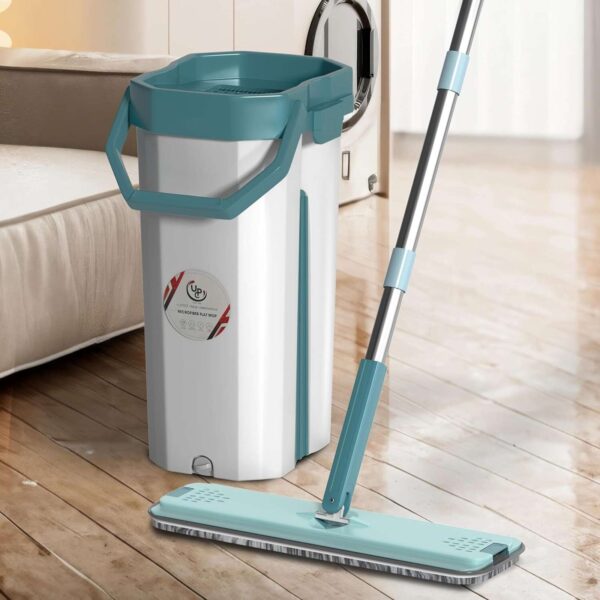 AquaClean Pro™ Mop Set sa Kantom i Automatskim Cijeđenjem 💦 360° Rotirajući Podni Čistač