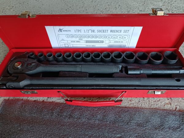 Set Kovanih Gedora 1/2" – 17 delova