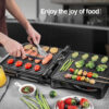 Silver Love Panini Grill SC-5502 2200W | Električni Kontaktni Gril 180° | Toster & Roštilj
