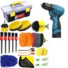 Profesionalni set četki i nastavaka za bušilicu – Detailing & dubinsko čišćenje (20+ dijelova)