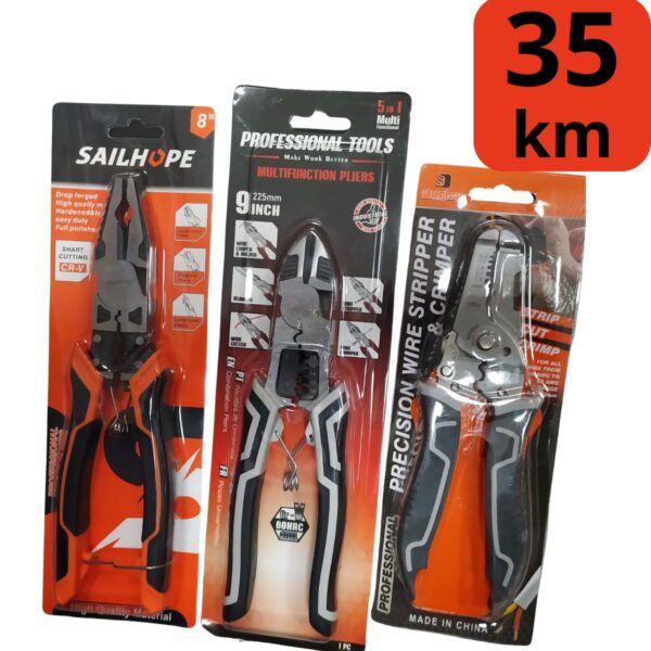 Profesionalni set kliješta kombinovana 3u1