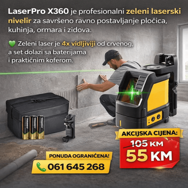 LaserPro X360 Zeleni Laserski Nivelir
