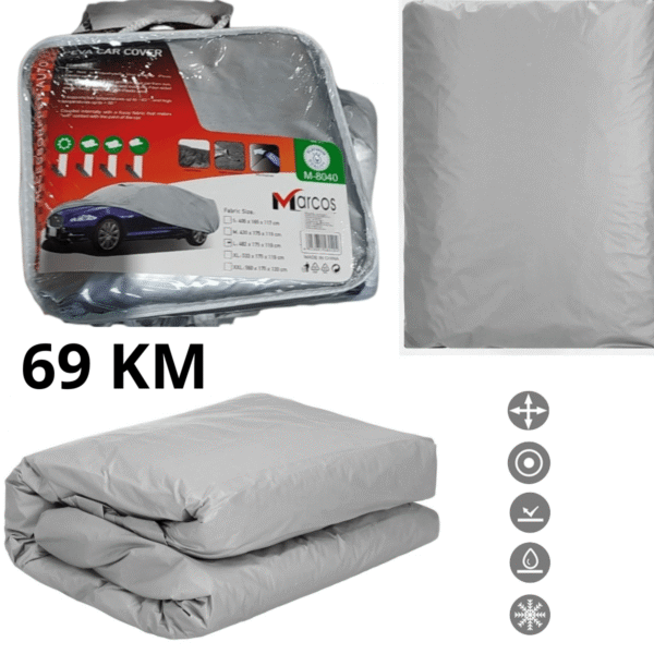 AutoShield Pro | Univerzalna Zaštitna Cerada za Automobil – Potpuna Zaštita od Kiše, Sunca i Prašine