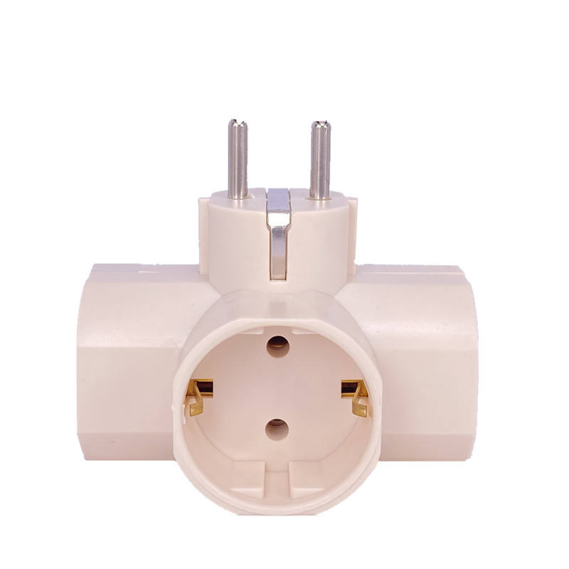 T Adapter Trostruka Utičnica sa Uzemenjem 220V – Razdjelnik Struje EU Standard