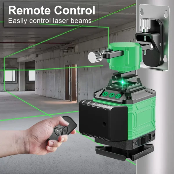 Multifunctional-4D-16-Lines-Green-Industrial-Laser-Level-1.webp PROLEVEL X16 PRO – Profesionalni 4D Zeleni Laserski Nivelir (16 Linija) sa Koferom