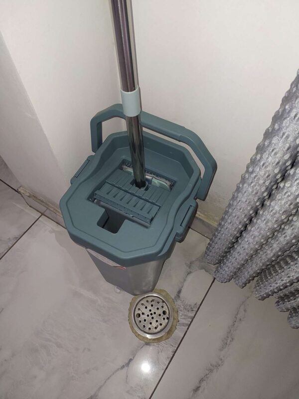 AquaClean Pro™ Mop Set sa Kantom i Automatskim Cijeđenjem 💦 360° Rotirajući Podni Čistač