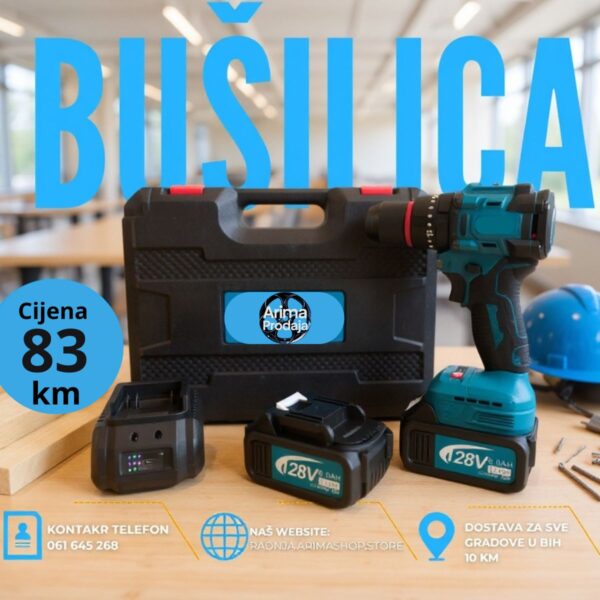 Bušilica brushless sa čekićem