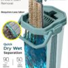 AquaClean Pro™ Mop Set sa Kantom i Automatskim Cijeđenjem 💦 360° Rotirajući Podni Čistač