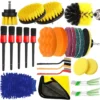 Profesionalni set četki i nastavaka za bušilicu – Detailing & dubinsko čišćenje (20+ dijelova)