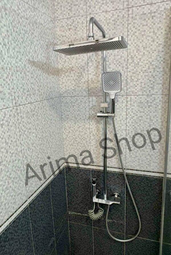Elegantni set za tuš kabinu – crna i siva verzija